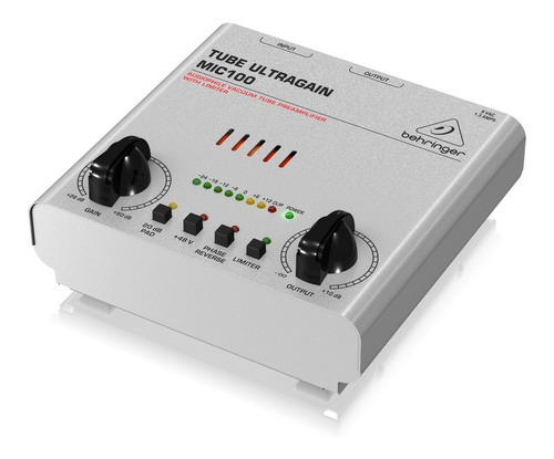 Preamplificador Valvular Behringer Mic100 Xlr Microfono