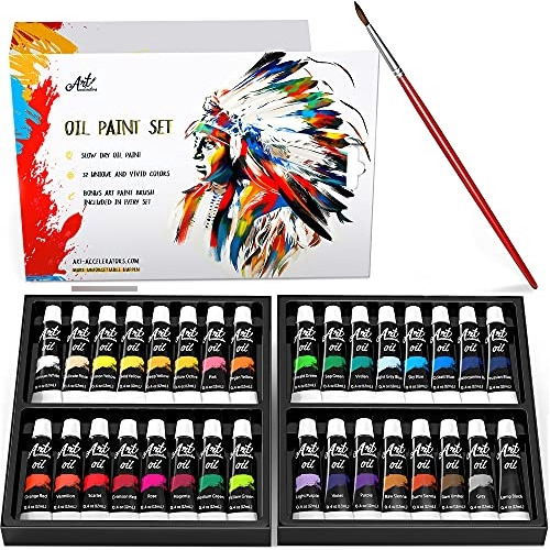 Juego De Pintura Al Óleo  32 Colores Para Artistas, Para Ad