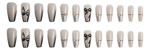 Uñas Postizas Pegamento De Uñas Postizas Decoradas Color Z124