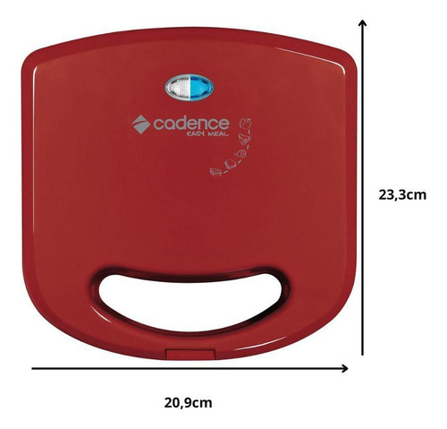Sanduicheira Cadence Minigrill Colors San231 Antiaderente