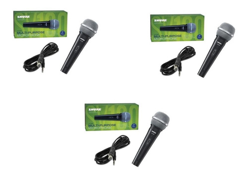 Microfono Shure Sv100 Paquete 3 Microfonos Envio Gratis