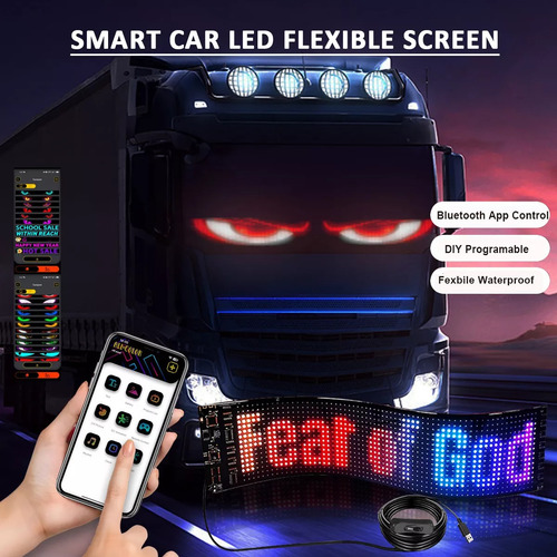 Y Letrero Led Programable Flexible Diy Letreros Led