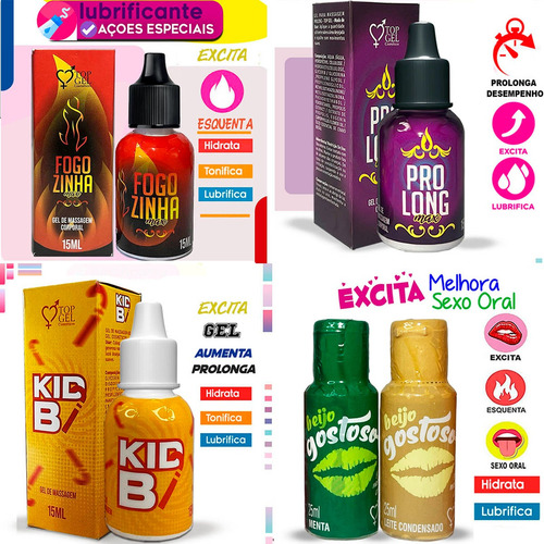 Kit 55 Lubrificantes Função Tipo Xana Loka Sempre Virgem