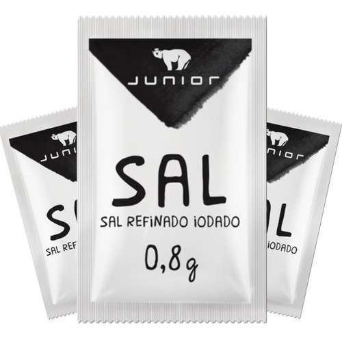 Sal Em Sachê Junior 0,8g - Cx Fechada 2500 Envelopes