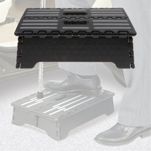 Taburete De Escalón Plegable Con Elevador Plegable