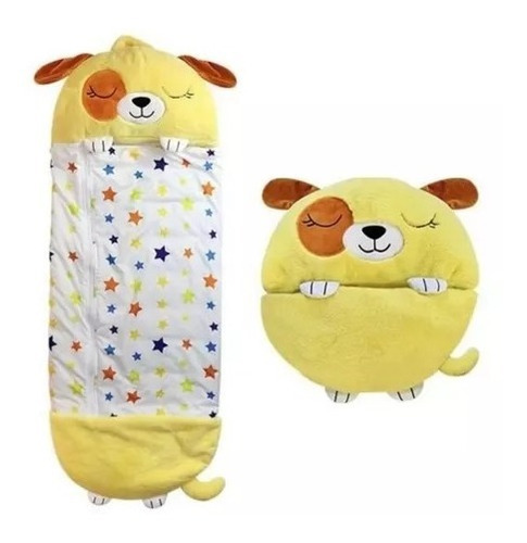 Saco De Dormir Infantil Para Niños 2 En 1 Peluche Almohada