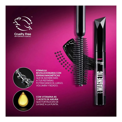 Mascara De Pestañas Magnetic Lash Studio Look De Cyzone