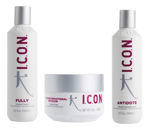 Kit Antioxidante Fully Shampoo, Infusion Y Antidote Icon