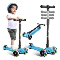 Comprar Scooter Patín De Diablo Plegable Niños Patin Del Diablo Led