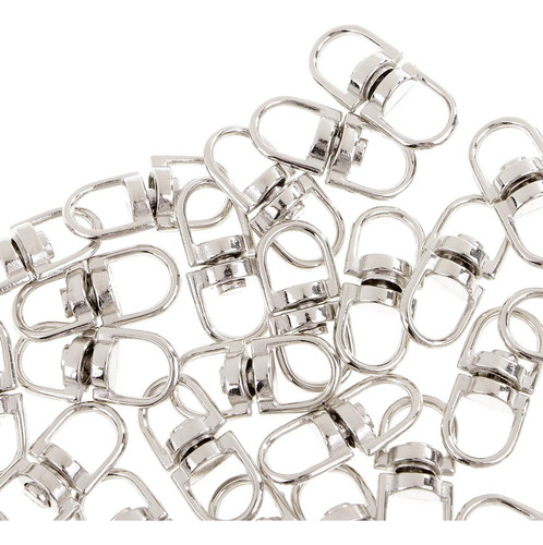 Accesorios Para Llaveros 12mm Plata