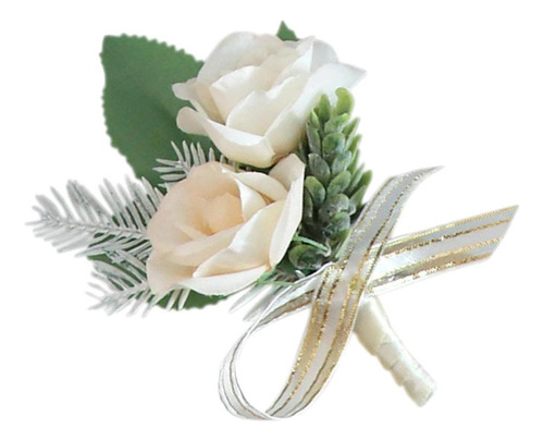 Decoración Novia Ramillete Ojal Rosa Flor Favor