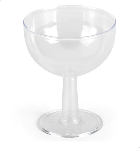 Imagen 1 de 10 de Copa Champagne Sidra X 10 Vaso Cristal Descartable 