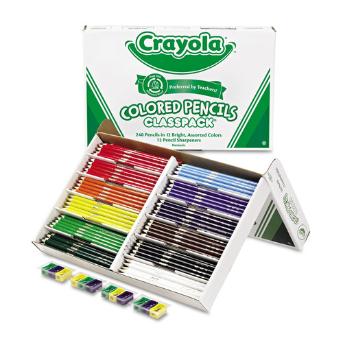 Paquete Clase De 240 Lápices De Colores Crayola