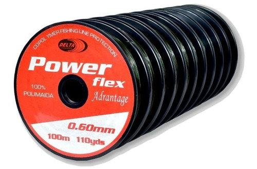 Tanza Nylon Pesca Power Flex Albatros 0,60mm X 1000 Mts. 