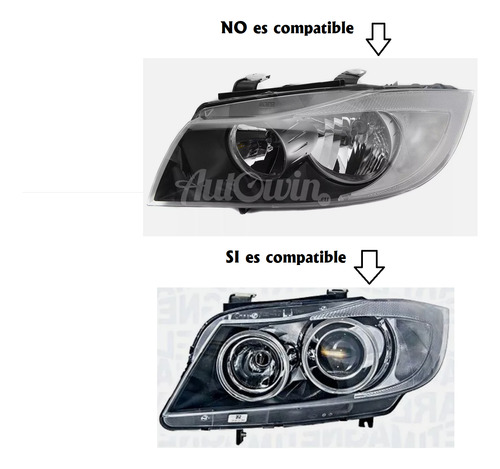 Lámpara Led Ojo De Ángel Bmw E90 05/08 Blanca Canbus 40w