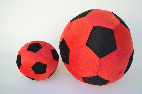 Bola De Futebol De Pelúcia Colorida 2 Peças