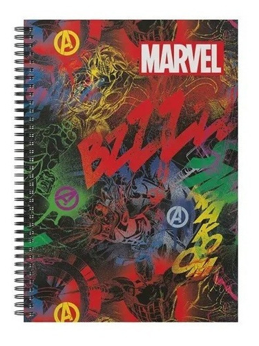 Caderno De 1 Matéria Colegial Marvel Vingadores Culturama