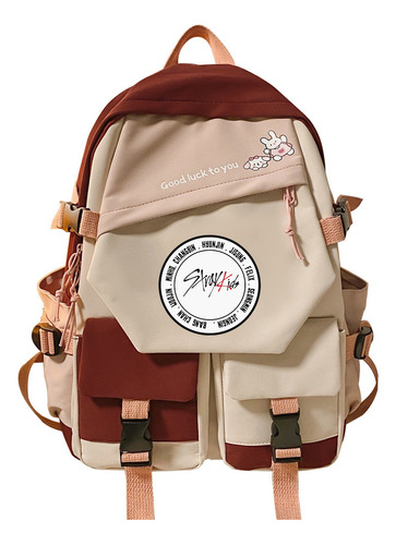 Mochila De Viaje Con Bolso Estilo Ins Nueva De Stray Kids