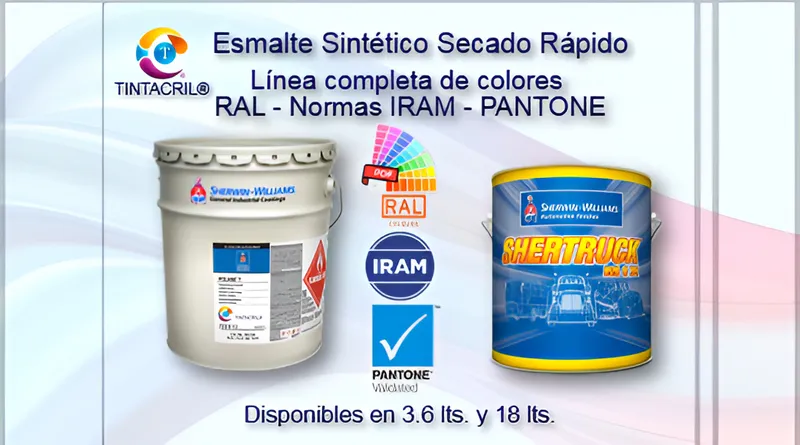 Pinturas Sintéticas de Secado Rápido