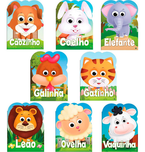 Kit Com 8 Livros Infantil Para Ler - Coleção Olha Quem Sou