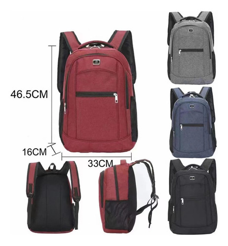 Mochila Masculina Feminina Juvenil Trabalho Viagem Escolar
