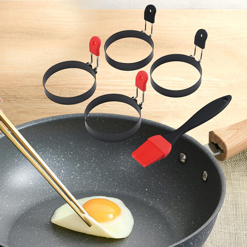 Zz 5 Piezas Anillos For Freír Huevos Forma De Cocinar