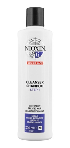 Nioxin-6 Shampoo Densificador Chemically Treated Hair