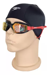 Lentes De Natación Torneo + Gorra Licra Filtro Uv Antifog