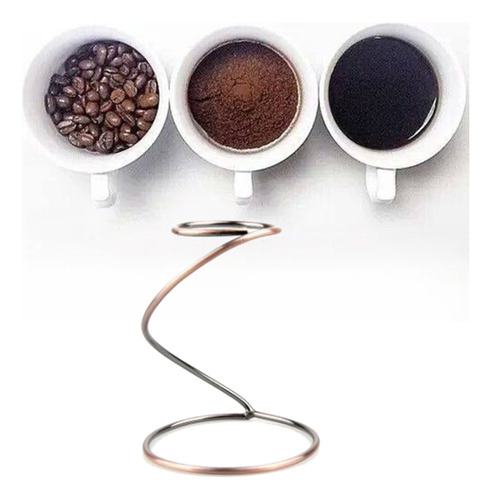 Set De Café Para V60 Con Soporte En Espiral Que Sostiene Cof