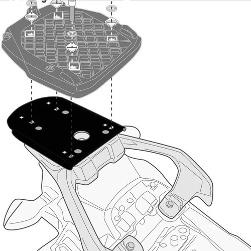 Soporte Suzuki V-strom 250 Año´17 ´20 Givi Sr3116  Gbmotos