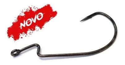 Anzol Offset Monster 3x Anzol Angulado 4/0 Com 3un