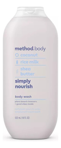 Method Body Wash, Simply Nourish 18oz