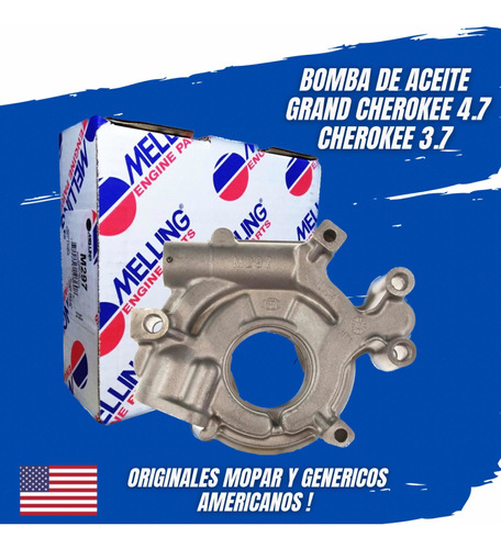 Bomba De Aceite Cherokee Kk 3.7 2008-2014 Grand Cherokee 4.7