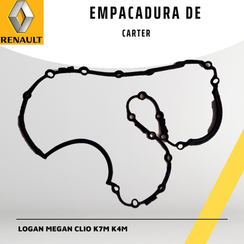 Empacadura De Carter Renault Logan Megane Clio K7m K4m