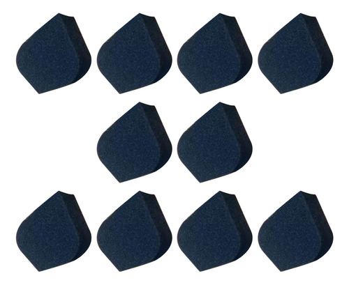 10 Peças Esponjas De Pintura Corporal Lágrimas Negras
