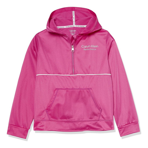 Sudadera Calvin Klein Original Logo Mujer Casual Cafe