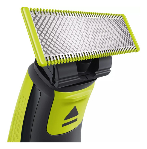 Imagen 5 de 5 de Afeitadora Philips OneBlade QP2521 verde lima y gris marengo 100V/240V