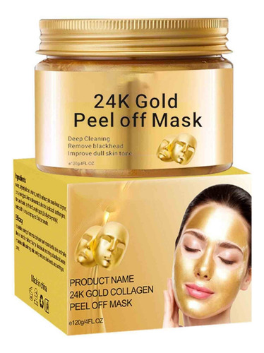 Máscara Facial D 24k Que Rasga A Ouro, Crava E Absorve 9013