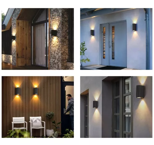Diseño moderno de pared de luz LED Lampara de pared exterior