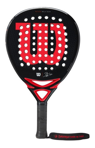 Raqueta Pala Padel Bela Team Wilson Color Negro/Rojo