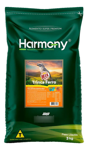 Mistura Para Trinca Ferro Harmony Birds Mix 3kg