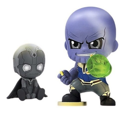 Thanos And Vision Avengers Infinity War Cosbaby Hot Toys