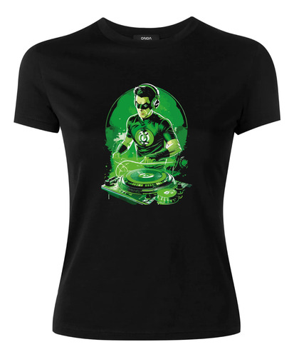 Playera Dj Linterna Verde, Superhéroe Dc , Todas Las Tallas