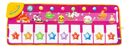 Alfombra Musical De Piano Infantil De Gran Tamaño, 100 X 36