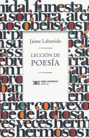 Libro Lección De Poesía