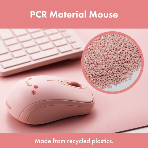 Elecom Bluetooth Wireless Mouse, Diseño Simétrico De 3 Boton