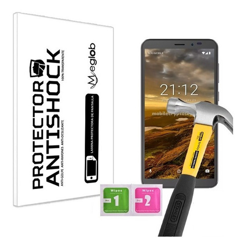 Lamina Protector Pantalla Antishock Nuu Mobile A5l+