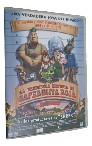 Película Dvd  Caperucita Roja  Animada Infantil 