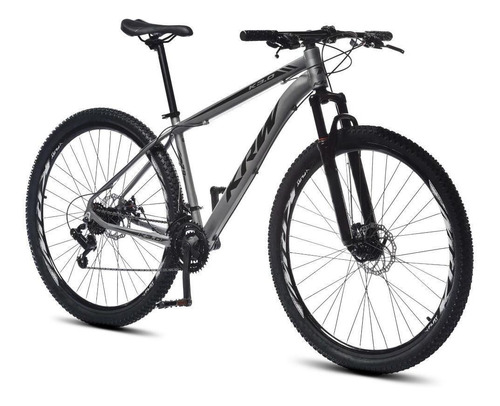 Bicicleta Aro 29 Krw Alumínio 24 Vel Freio Mecânico R6 Cor Grafite/preto Fosco