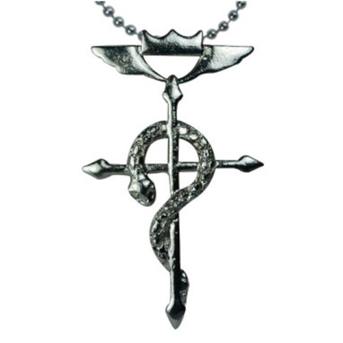 Full Metal Alchesmit Fma Dije Collar Cruz